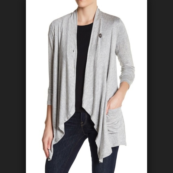 bobeau cardigan with pockets